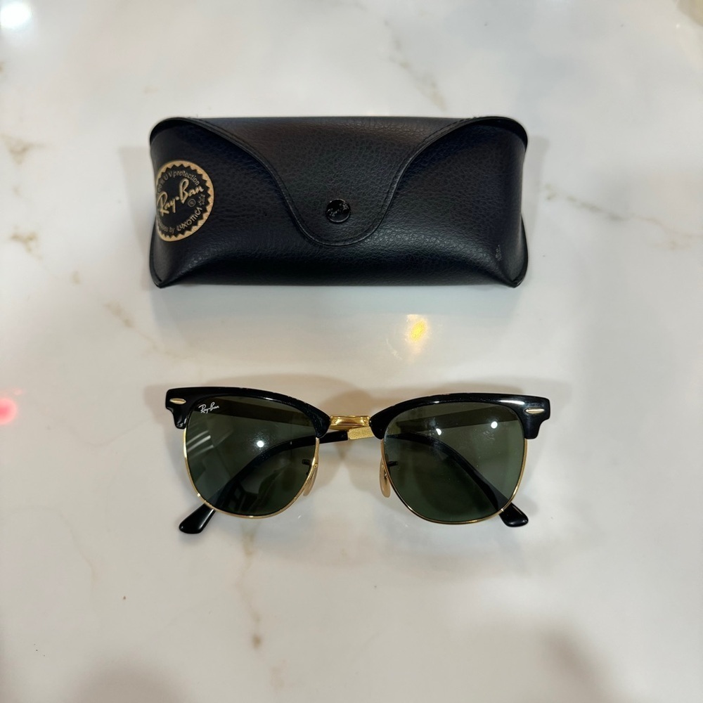Ray-Ban RB3716 Clubmaster Metal Square Sunglasses - Picture 3 of 6